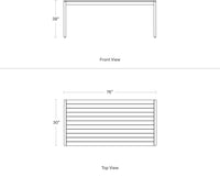Hold Tight + Offline Dining Set en Teak / White - ángulo 4