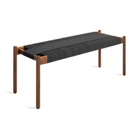 Invitation 48&quot; Bench in Walnut - Angle 4