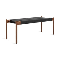 Invitation 48&quot; Bench in Walnut - Angle 3