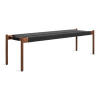 Invitation 64&quot; Bench in Walnut - Angle 3