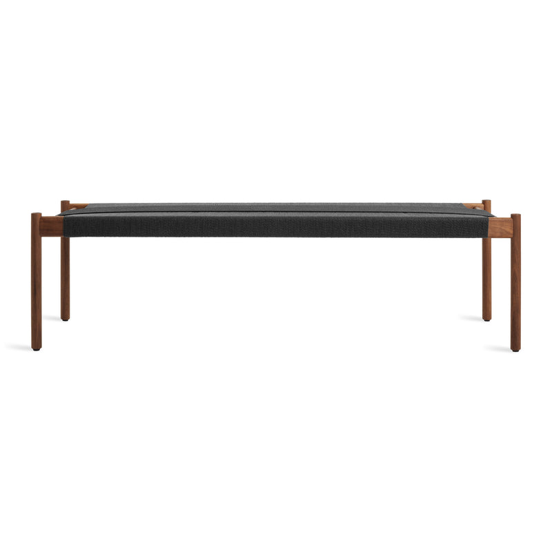 Invitation 64" Bench in Walnut - Angle 1