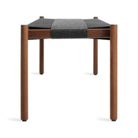 Invitation 64&quot; Bench in Walnut - Angle 4