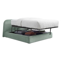 Lid Storage Bed in Queen - Angle 7