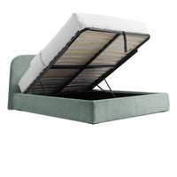 Lid Storage Bed in Queen - Angle 6
