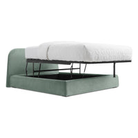 Lid Storage Bed in Queen - Angle 5