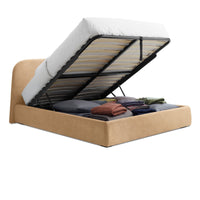 Lid Storage Bed in King - Angle 9