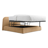 Lid Storage Bed in King - Angle 6