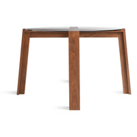 Lake Round Dining Table in Walnut - Angle 3