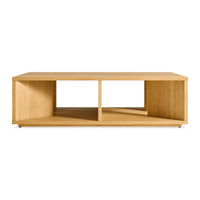 Low Space Coffee Table in White Oak - Angle 1