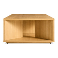 Low Space Coffee Table in White Oak - Angle 5