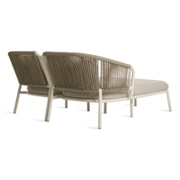 Mate Outdoor Daybed in Sunbrella Linen - Angle 5