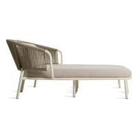 Mate Outdoor Daybed in Sunbrella Linen - Angle 4