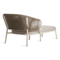 Mate Outdoor Sun Lounger in Sunbrella Linen - Angle 6