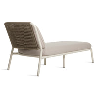 Mate Outdoor Sun Lounger in Sunbrella Linen - Angle 6