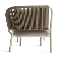 Mate Outdoor Sun Lounger in Sunbrella Linen - Angle 5