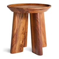 Mimi Stool in Acacia - Angle 4