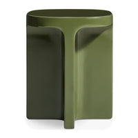 Small Talk Tall Side Table in Olive - Angle 5
