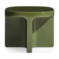 Small Talk Side Table in Olive - Angle 5