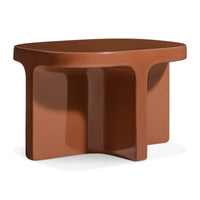 Small Talk Side Table in Rust - Angle 1