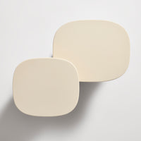 Small Talk Tall Side Table in Ivory - Angle 7