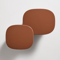 Small Talk Side Table in Rust - Angle 7