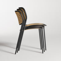 Made You Look Outdoor Chair in Oblivion - Angle 3