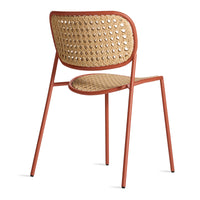Made You Look Outdoor Chair in Tomato - Angle 4