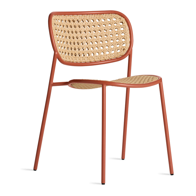 Made You Look Outdoor Chair in Tomato - Angle 2