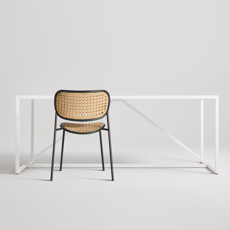 Made You Look Outdoor Chair in Oblivion - Angle 2