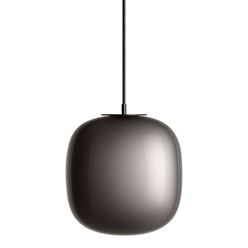 Midwinter Large Pendant Light in Smoke - Angle 1