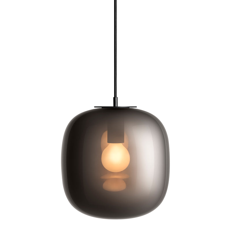 Midwinter Large Pendant Light in Smoke - Angle 2