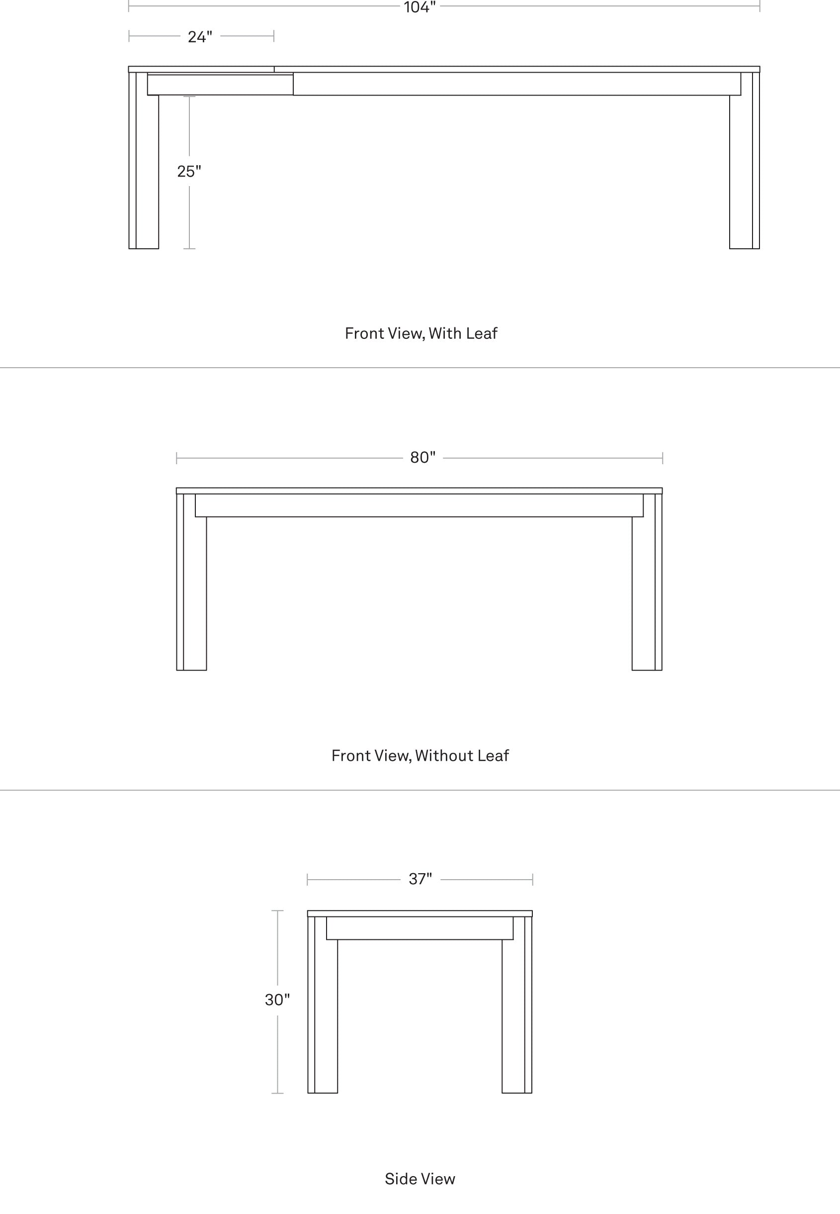 Moreover Extension Dining Table | Blu Dot