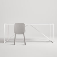 Neat Chair in Vesper Light Grey - Angle 5