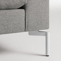 New Standard Sofa with Chaise in Spitzer Grey - Angle 2
