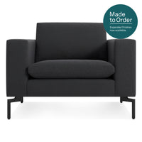 New Standard Lounge Chair in Maharam Meld in Panda - Angle 1