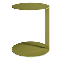 Note Large Side Table in Avocado - Angle 1