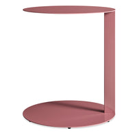 Note Large Side Table in Berry - Angle 3
