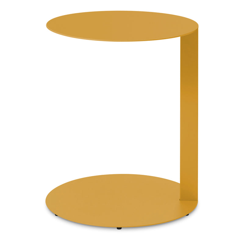 Note Large Side Table in Mustard - Angle 1