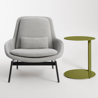 Note Large Side Table in Avocado - Angle 2