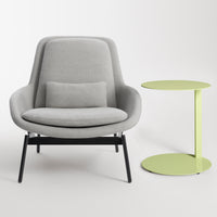 Note Large Side Table in Celery - Angle 2