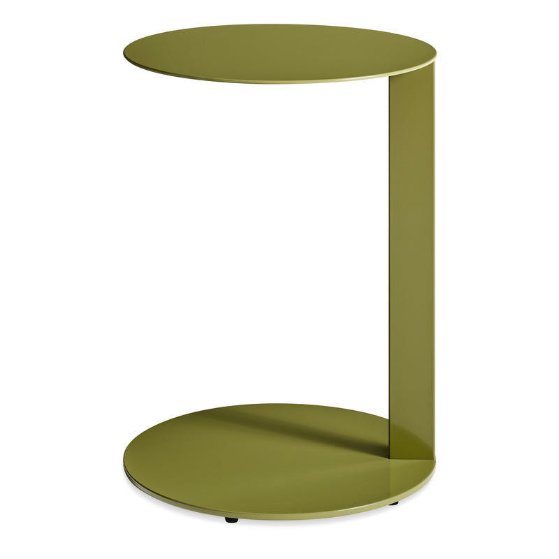 Note Side Table in Avocado - Angle 1