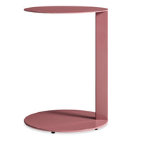 Note Side Table in Berry - Angle 4