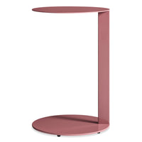 Note Tall Side Table in Berry - Angle 2