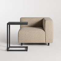 9 Yard Outdoor Corner en Sunbrella Dune - ángulo 2