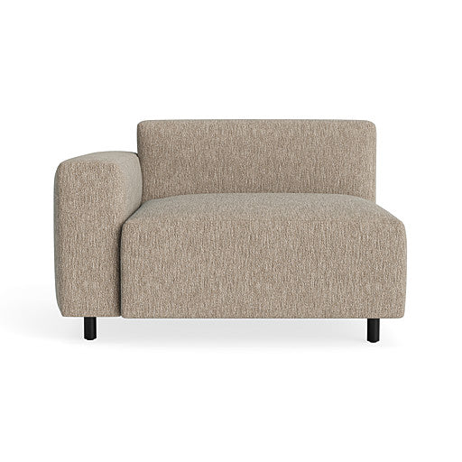 9 Yard Outdoor Modular Chair in Sunbrella Dune - Angle 1