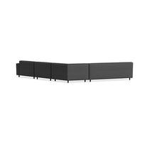9 Yard Outdoor Angled Sectional Sofa in Sunbrella Coal - Angle 5