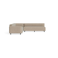 9 Yard Outdoor L Sectional Sofa in Sunbrella Dune - Angle 1