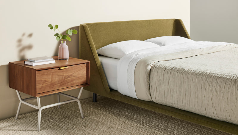 Dang 1 Drawer Nightstand en Oxblood