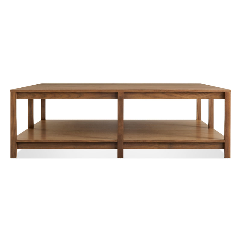 Open Plan Coffee Table in Walnut - Angle 1