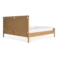 Over-Under Bed in White Oak - Angle 6